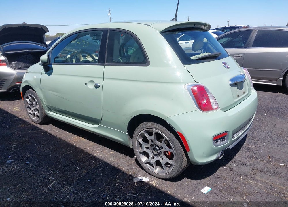 2015 FIAT 500 SPORT VIN: 3C3CFFBR9FT509031