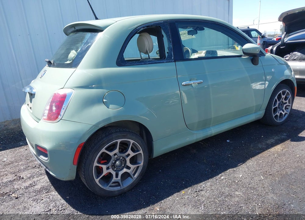 2015 FIAT 500 SPORT VIN: 3C3CFFBR9FT509031