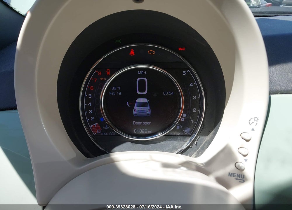 2015 FIAT 500 SPORT VIN: 3C3CFFBR9FT509031