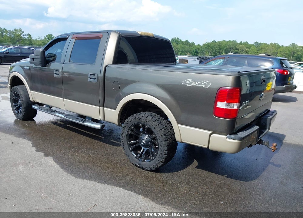 2008 FORD F-150 LARIAT VIN: 1FTPW14V28FB61581
