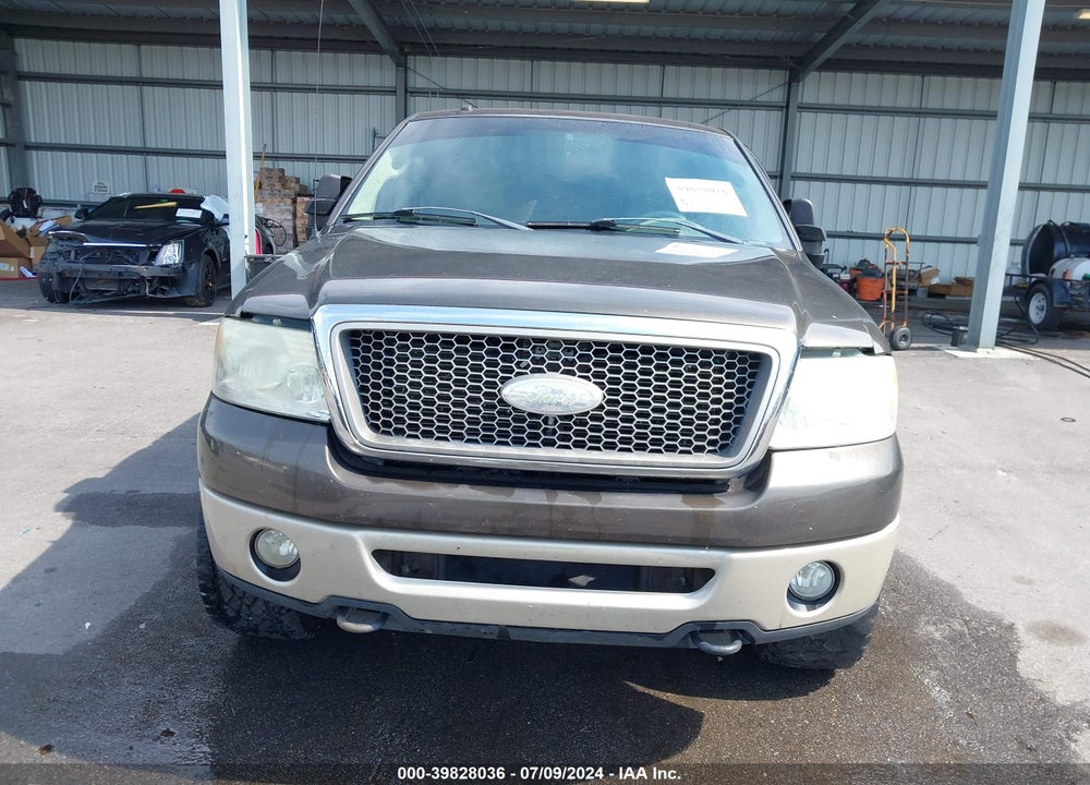2008 FORD F-150 LARIAT VIN: 1FTPW14V28FB61581