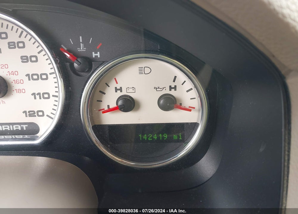 2008 FORD F-150 LARIAT VIN: 1FTPW14V28FB61581