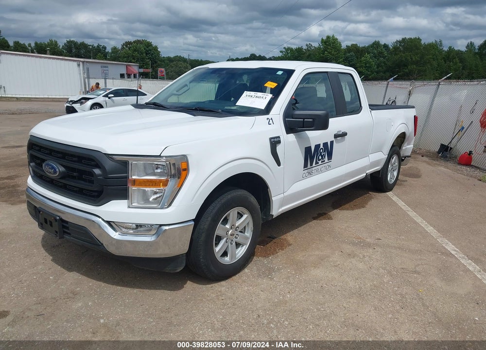 2022 FORD F-150 XL VIN: 1FTEX1CB6NKF25421