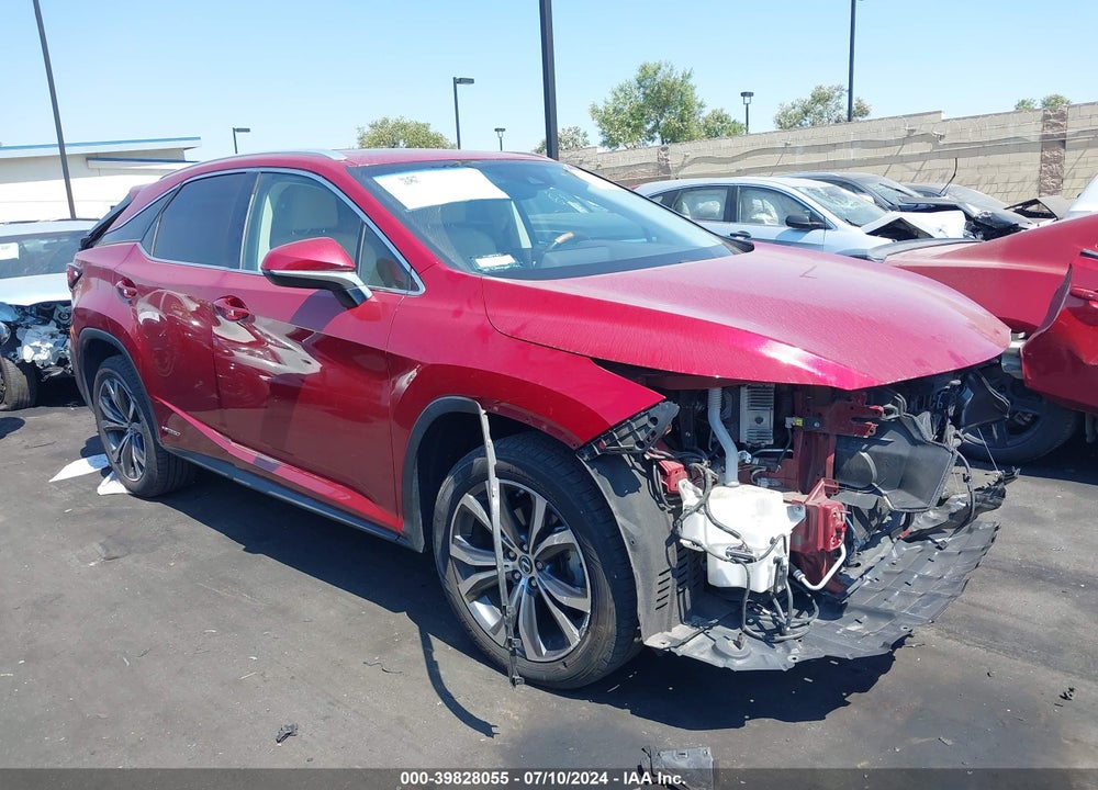 2019 LEXUS RX 450H VIN: 2T2BGMCA7KC030312