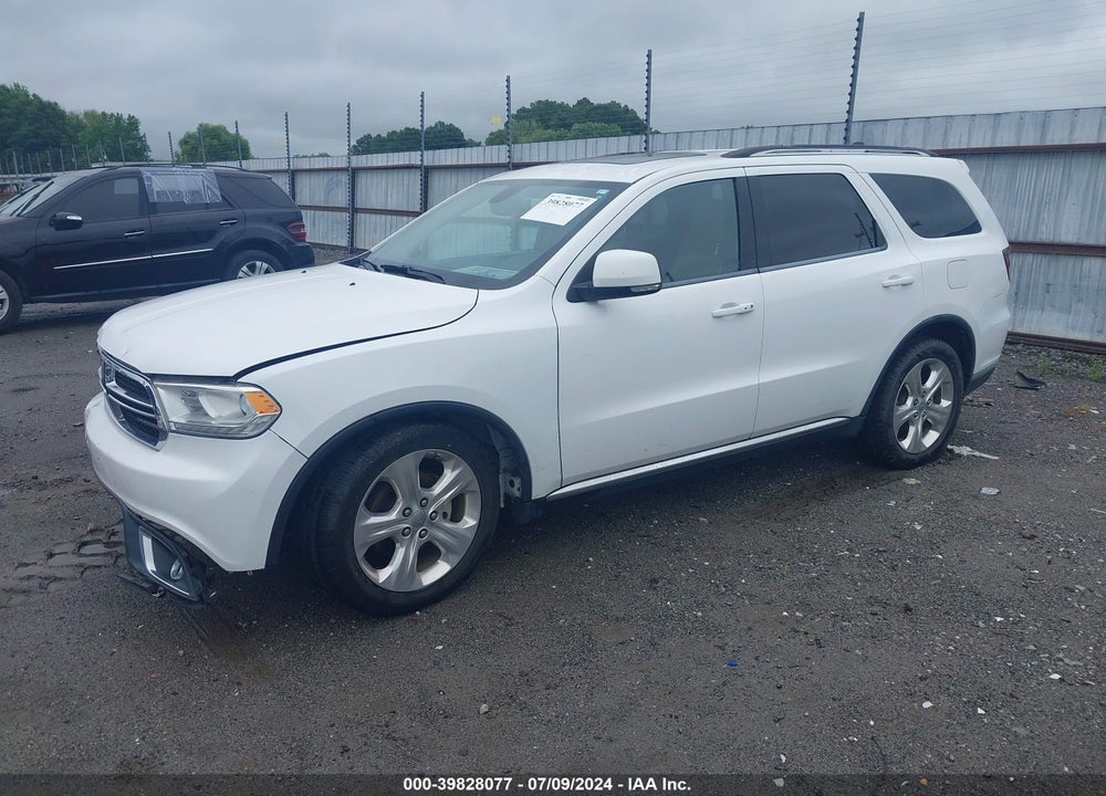 2015 DODGE DURANGO LIMITED VIN: 1C4RDHDG4FC880550
