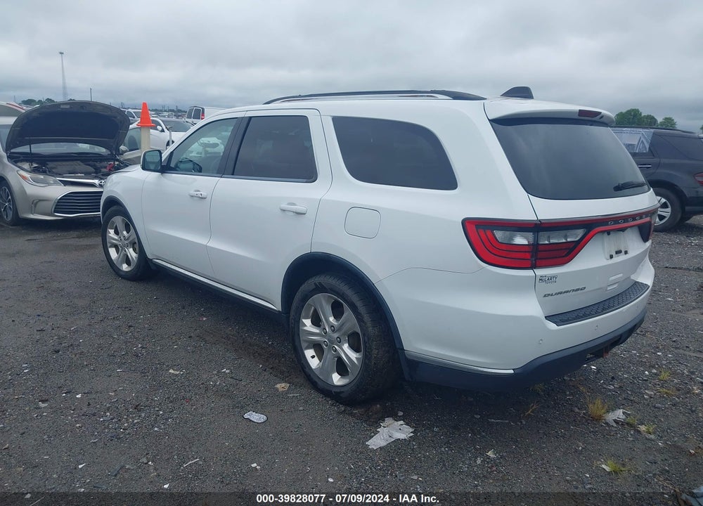 2015 DODGE DURANGO LIMITED VIN: 1C4RDHDG4FC880550