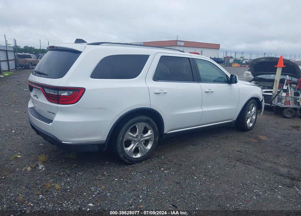 2015 DODGE DURANGO LIMITED VIN: 1C4RDHDG4FC880550