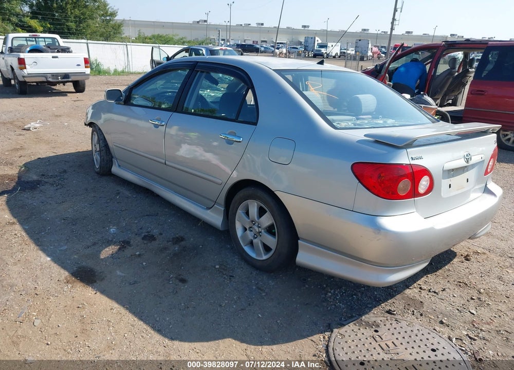 2003 TOYOTA COROLLA S VIN: 1NXBR32E83Z090872