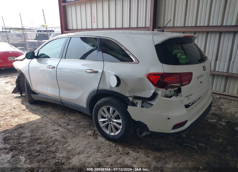 2019 KIA SORENTO 3.3L LX VIN: 5XYPGDA55KG481212