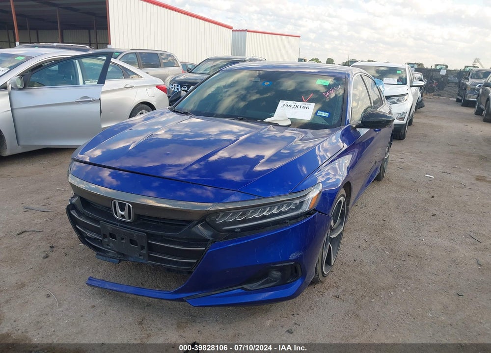 2022 HONDA ACCORD SPORT VIN: 1HGCV1F35NA026229