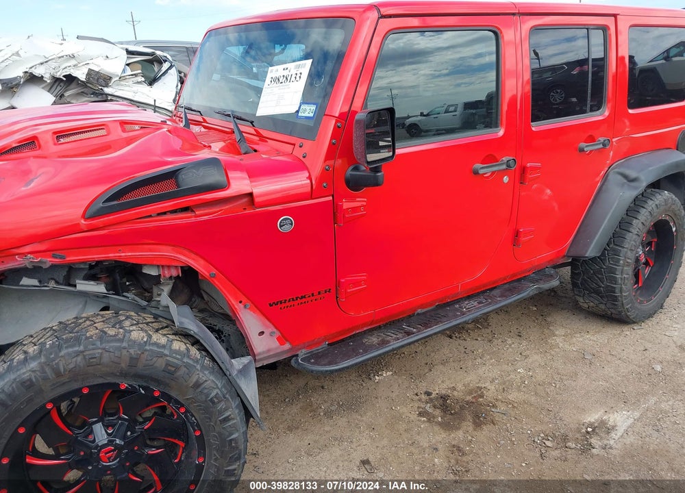 2016 JEEP WRANGLER UNLIMITED RUBICON VIN: 1C4BJWFG6GL120312