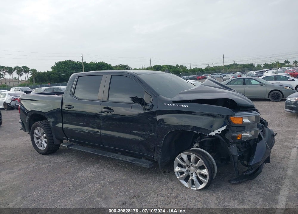 2021 CHEVROLET SILVERADO 1500 2WD SHORT BED CUSTOM VIN: 1GCPWBEK3MZ392329