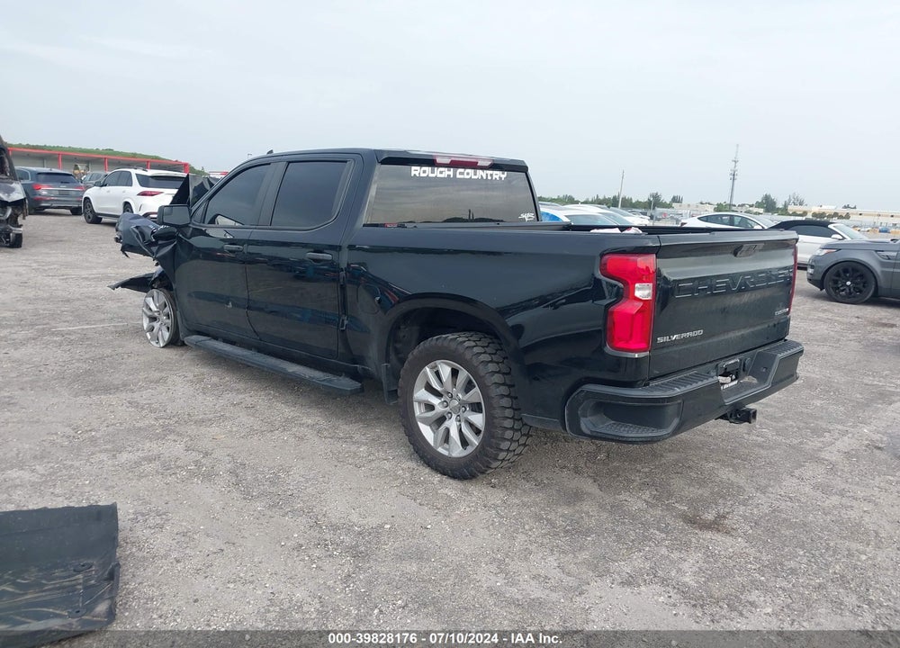 2021 CHEVROLET SILVERADO 1500 2WD SHORT BED CUSTOM VIN: 1GCPWBEK3MZ392329