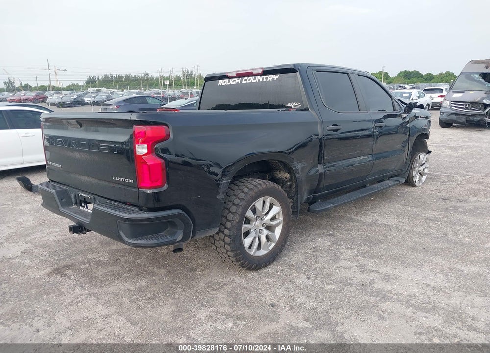 2021 CHEVROLET SILVERADO 1500 2WD SHORT BED CUSTOM VIN: 1GCPWBEK3MZ392329