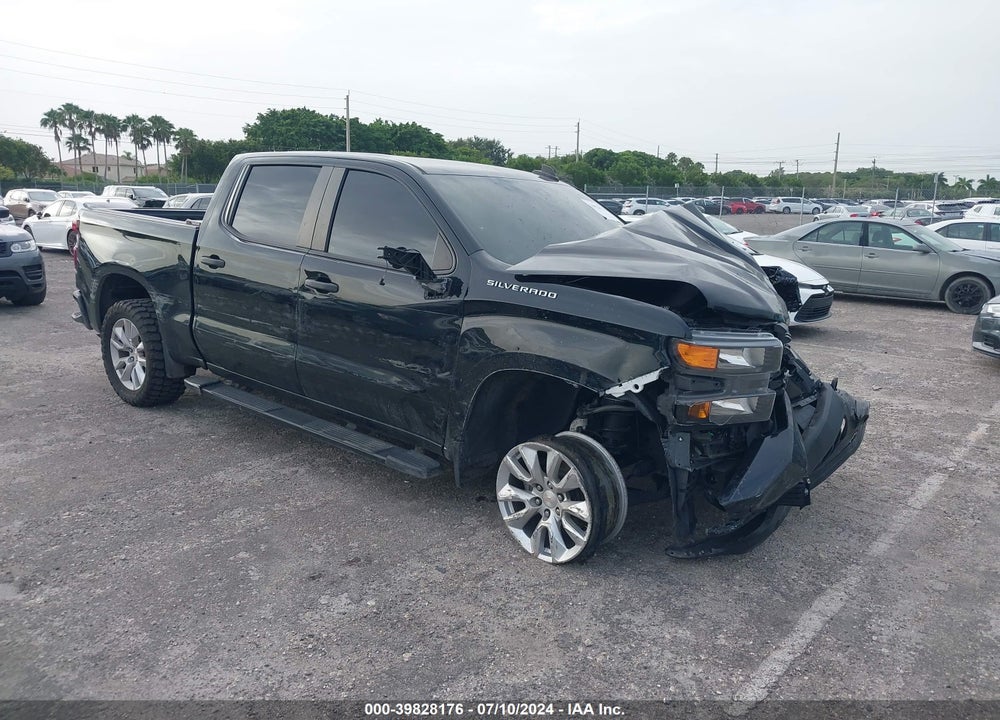 2021 CHEVROLET SILVERADO 1500 2WD SHORT BED CUSTOM VIN: 1GCPWBEK3MZ392329