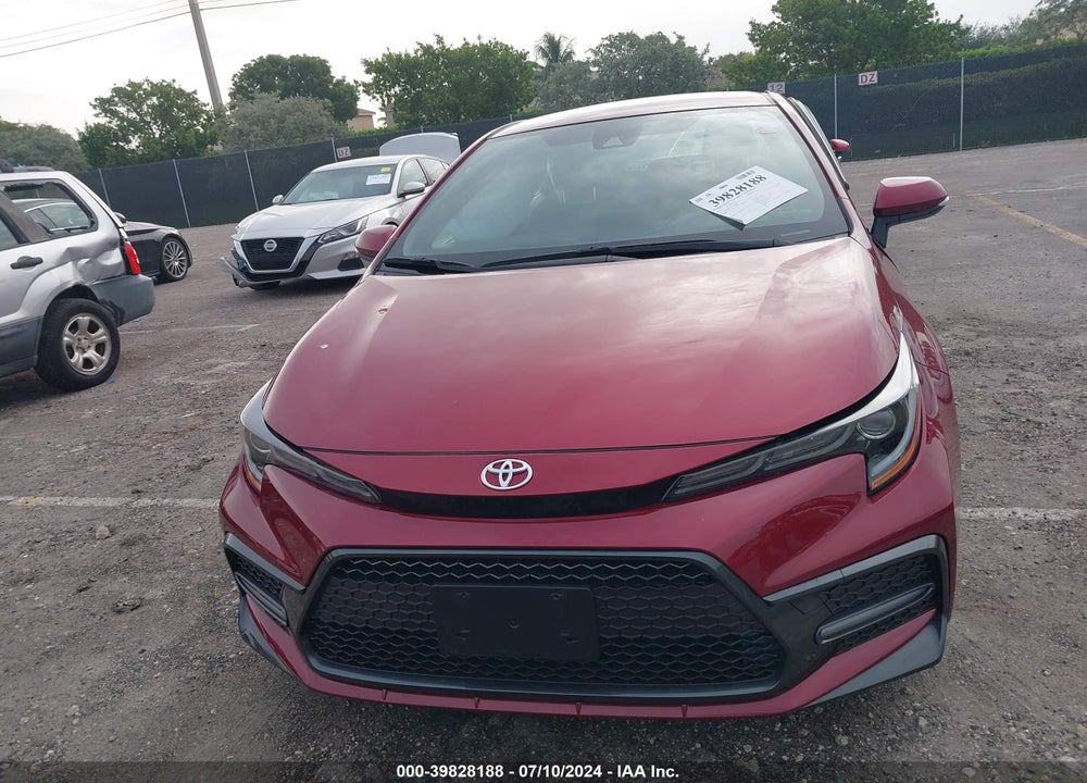 2022 TOYOTA COROLLA SE VIN: JTDS4MCE0NJ086827