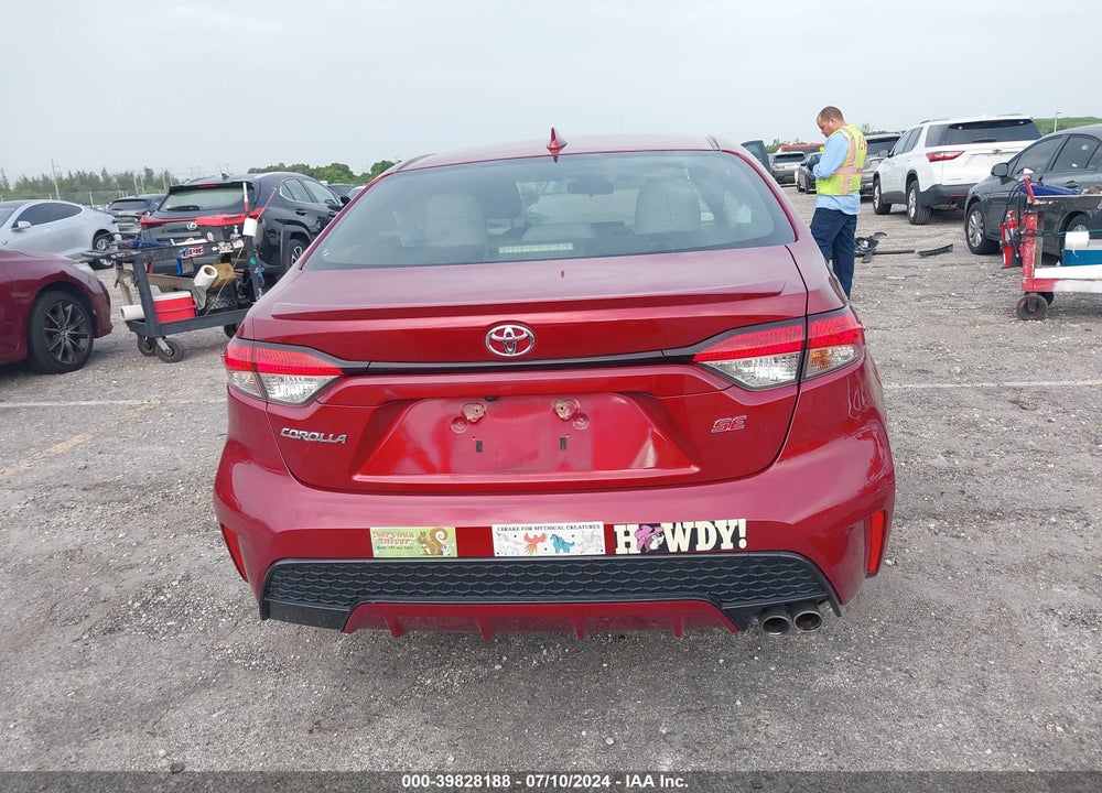 2022 TOYOTA COROLLA SE VIN: JTDS4MCE0NJ086827