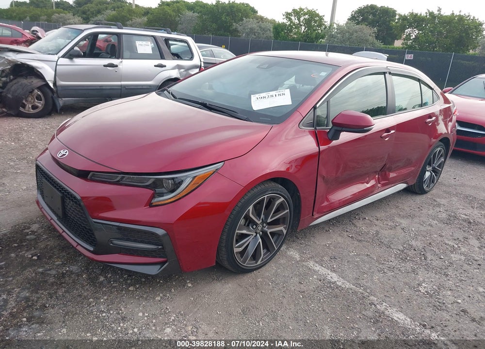 2022 TOYOTA COROLLA SE VIN: JTDS4MCE0NJ086827