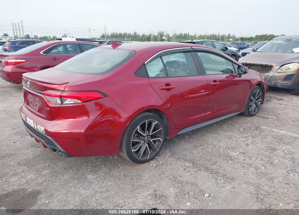 2022 TOYOTA COROLLA SE VIN: JTDS4MCE0NJ086827