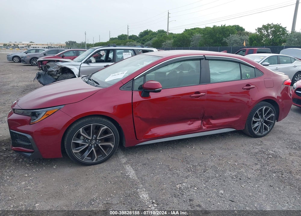 2022 TOYOTA COROLLA SE VIN: JTDS4MCE0NJ086827