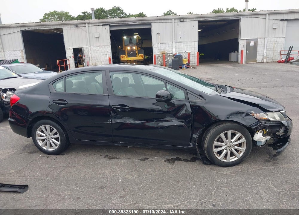 2012 HONDA CIVIC EX VIN: 19XFB2F88CE353336