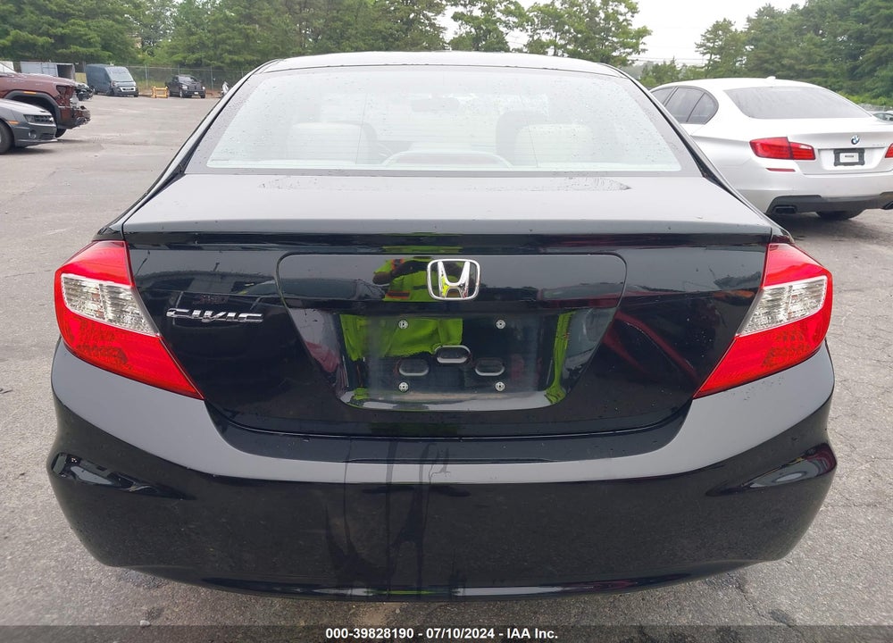 2012 HONDA CIVIC EX VIN: 19XFB2F88CE353336