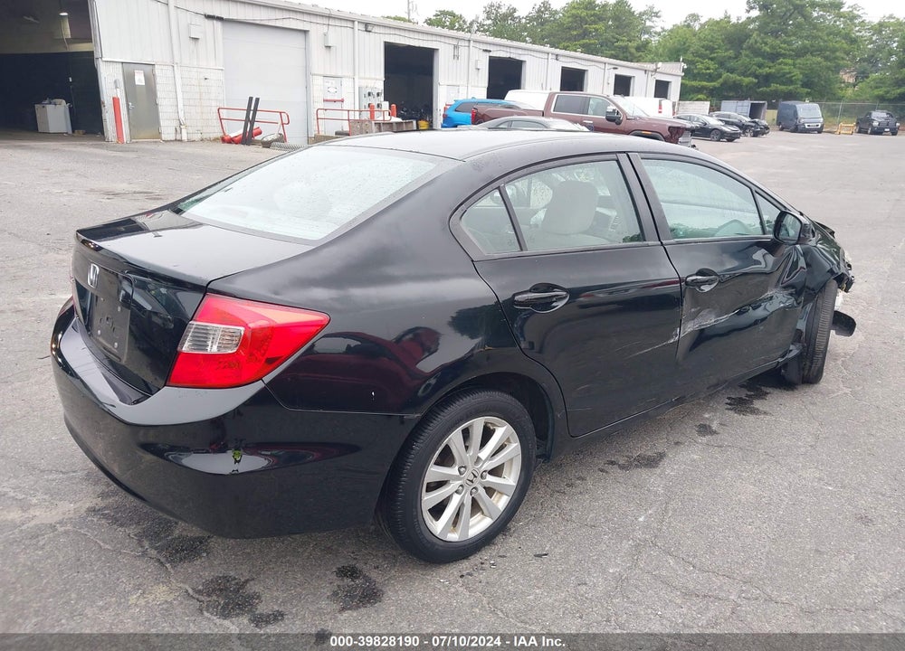 2012 HONDA CIVIC EX VIN: 19XFB2F88CE353336