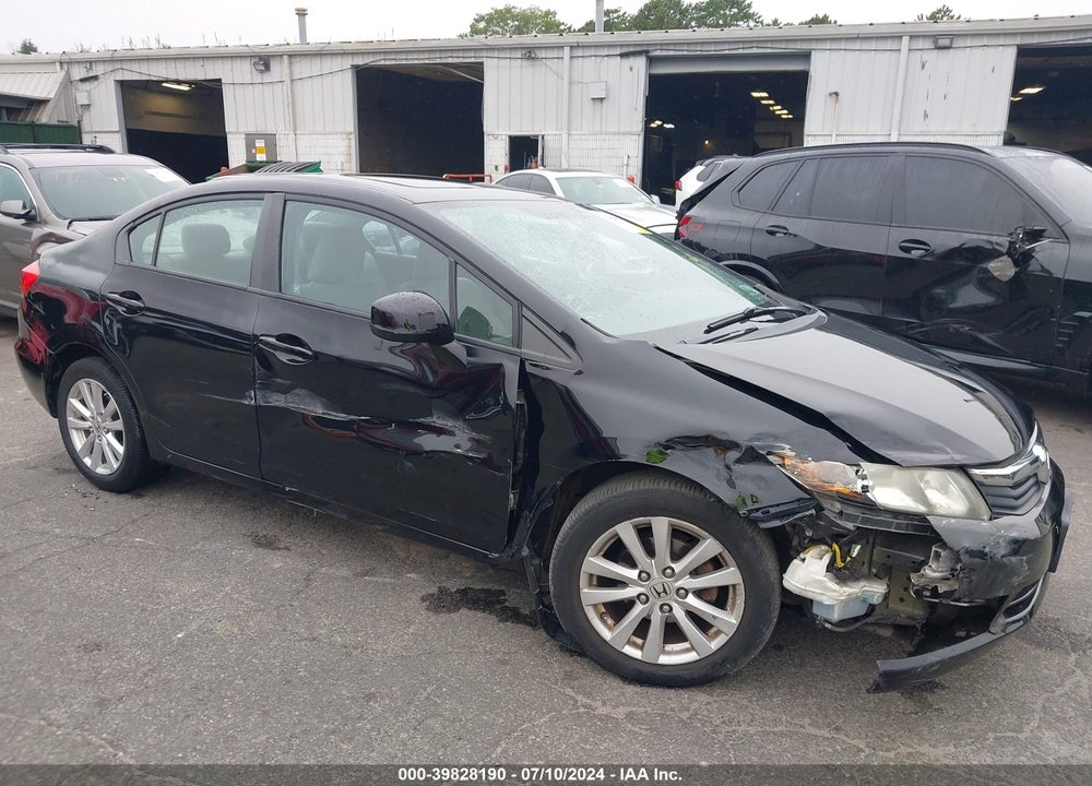 2012 HONDA CIVIC EX VIN: 19XFB2F88CE353336