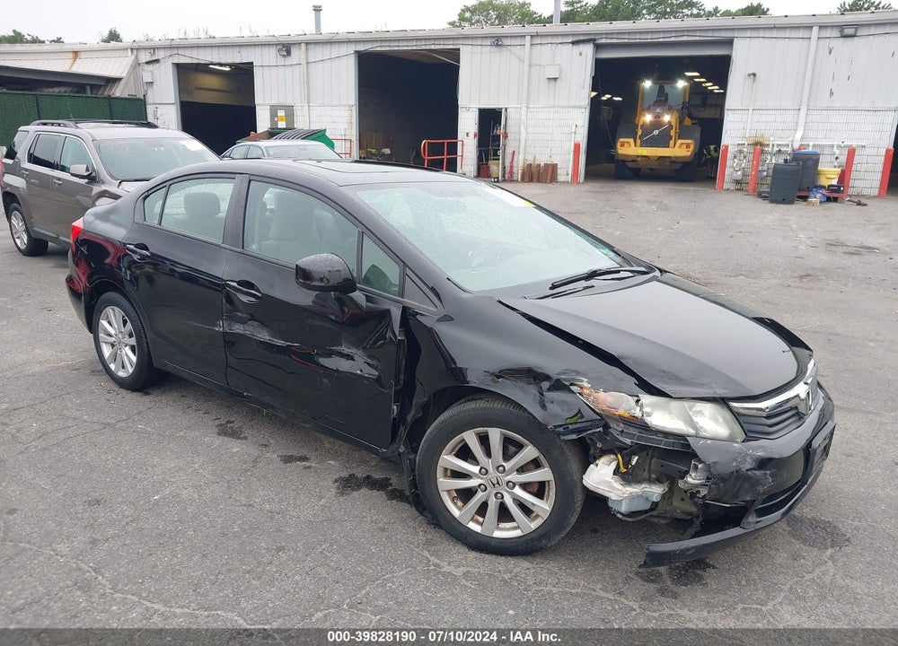 2012 HONDA CIVIC EX VIN: 19XFB2F88CE353336
