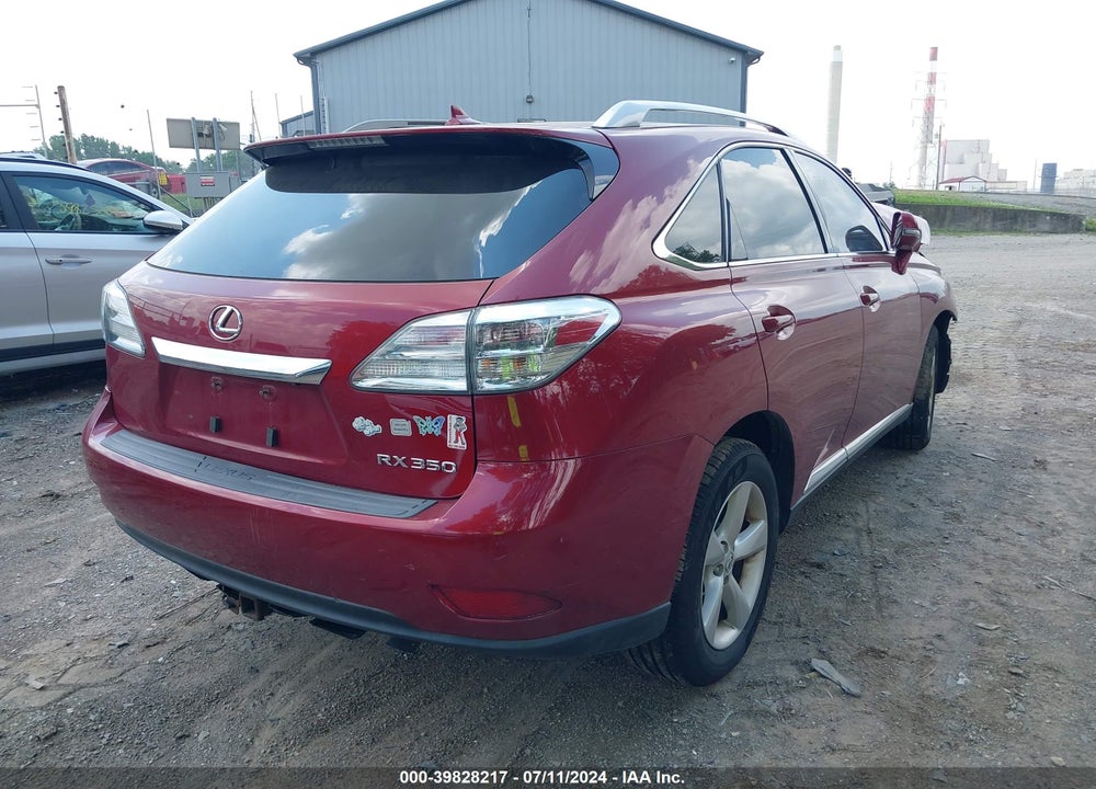 2011 LEXUS RX 350 VIN: 2T2BK1BA1BC098894