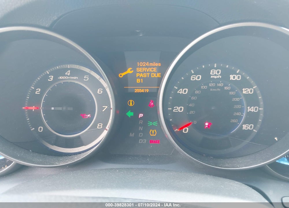 2008 ACURA MDX VIN: 2HNYD288X8H504585