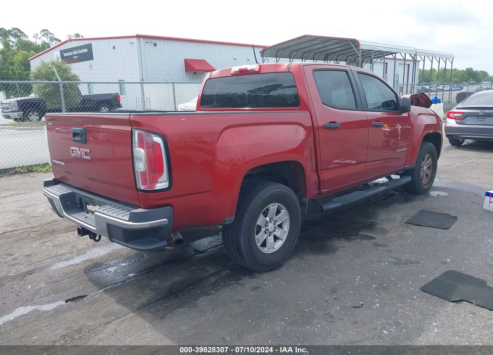 2016 GMC CANYON VIN: 1GTG5BEA8G1148124