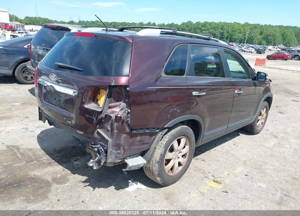 2012 KIA SORENTO LX VIN: 5XYKT3A60CG241091