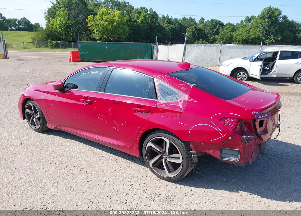 2019 HONDA ACCORD SPORT VIN: 1HGCV1F3XKA071212