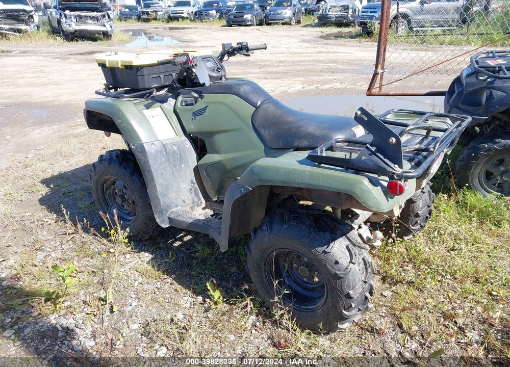 2019 HONDA TRX420 FM VIN: 1HFTE4033K4506763