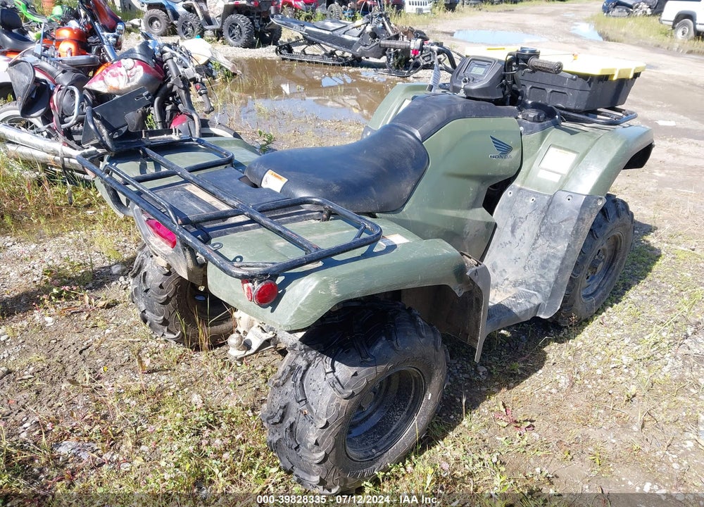 2019 HONDA TRX420 FM VIN: 1HFTE4033K4506763