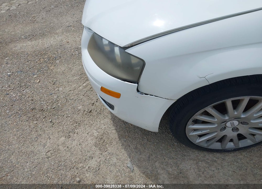 2007 AUDI A3 2.0T VIN: WAUNF78P77A139431