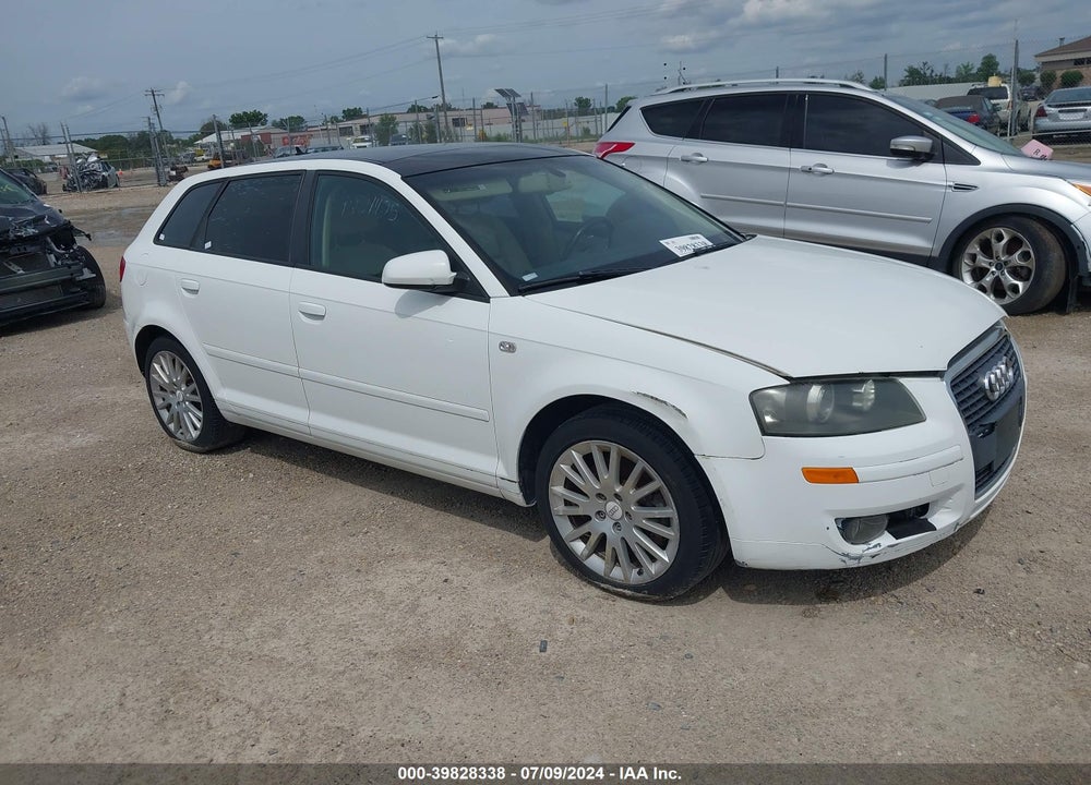 2007 AUDI A3 2.0T VIN: WAUNF78P77A139431
