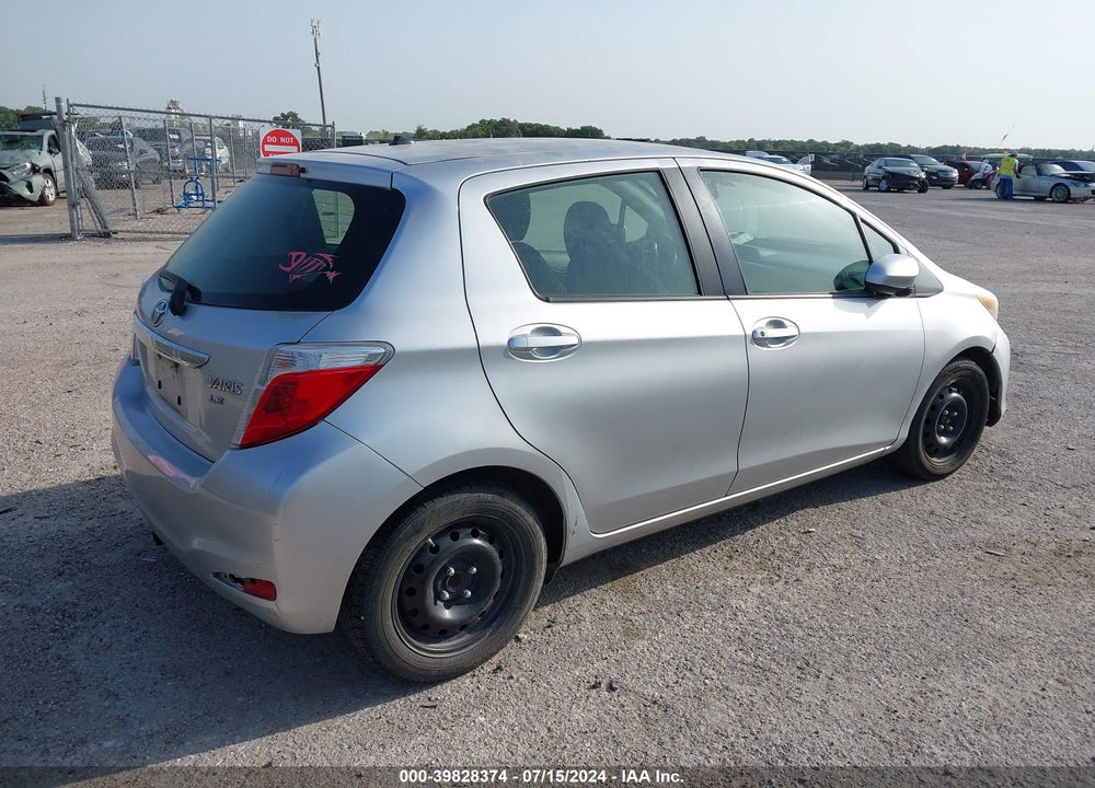 2012 TOYOTA YARIS LE VIN: JTDKTUD39CD501705
