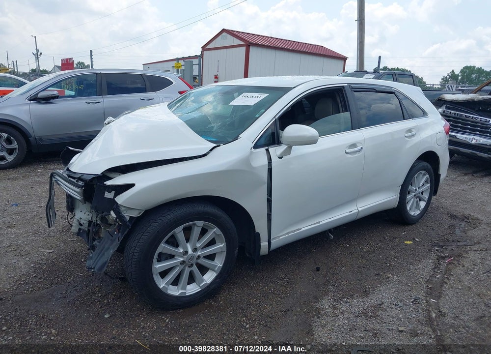 2012 TOYOTA VENZA XLE VIN: 4T3ZA3BB8CU058796