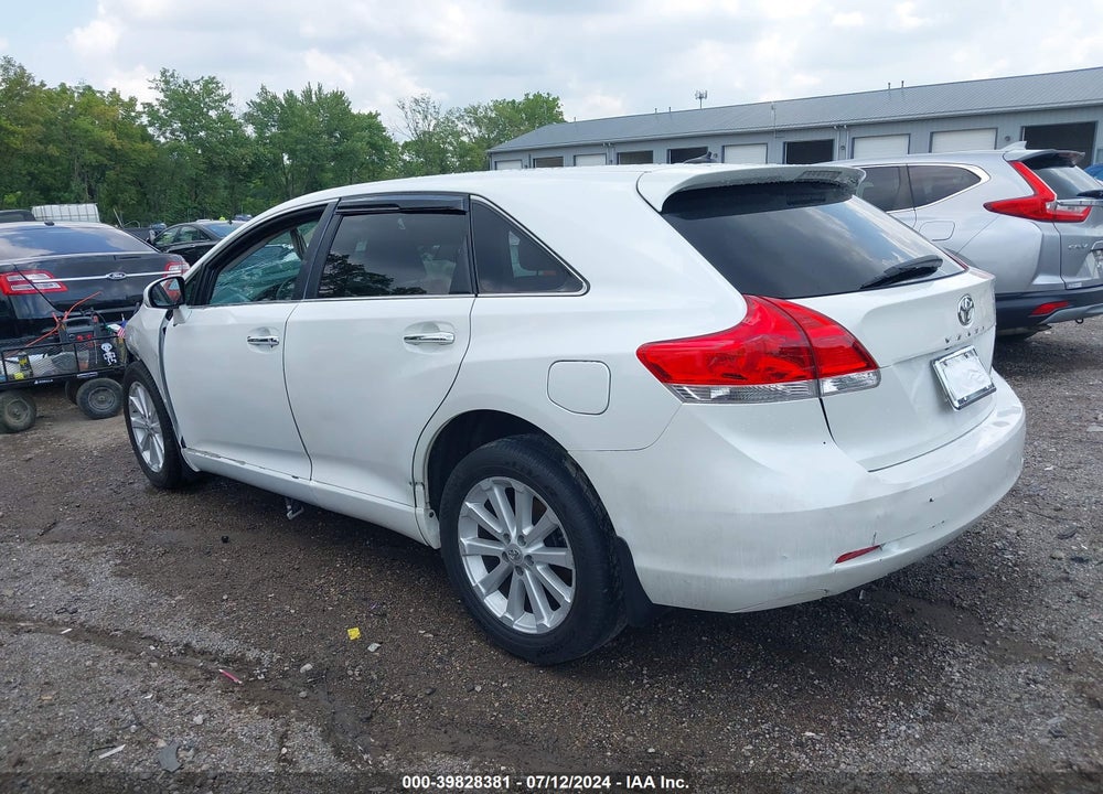 2012 TOYOTA VENZA XLE VIN: 4T3ZA3BB8CU058796
