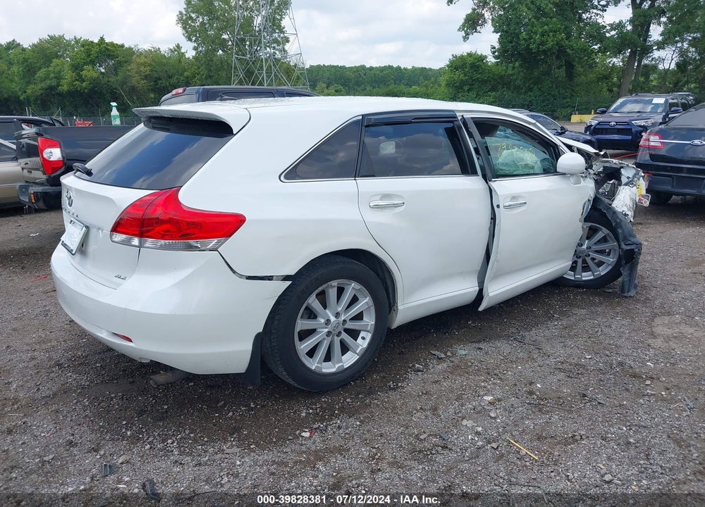 2012 TOYOTA VENZA XLE VIN: 4T3ZA3BB8CU058796
