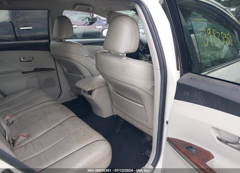 2012 TOYOTA VENZA XLE VIN: 4T3ZA3BB8CU058796