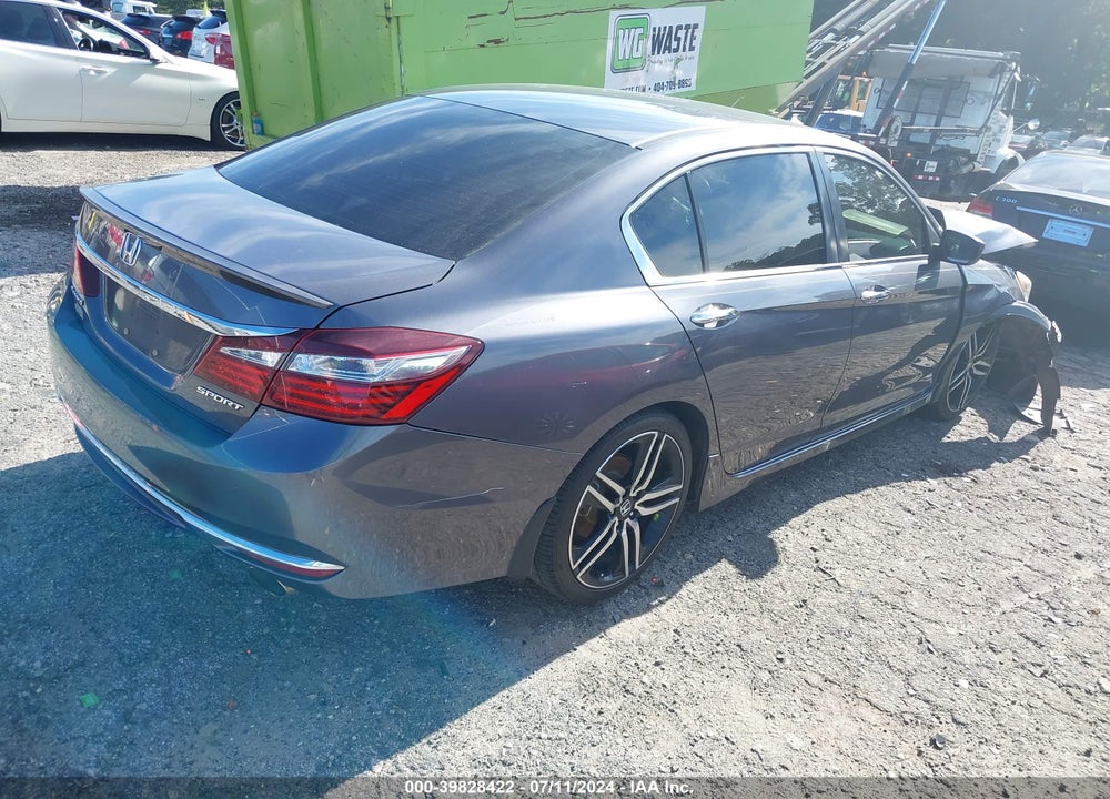 2017 HONDA ACCORD SPORT VIN: 1HGCR2F56HA222714