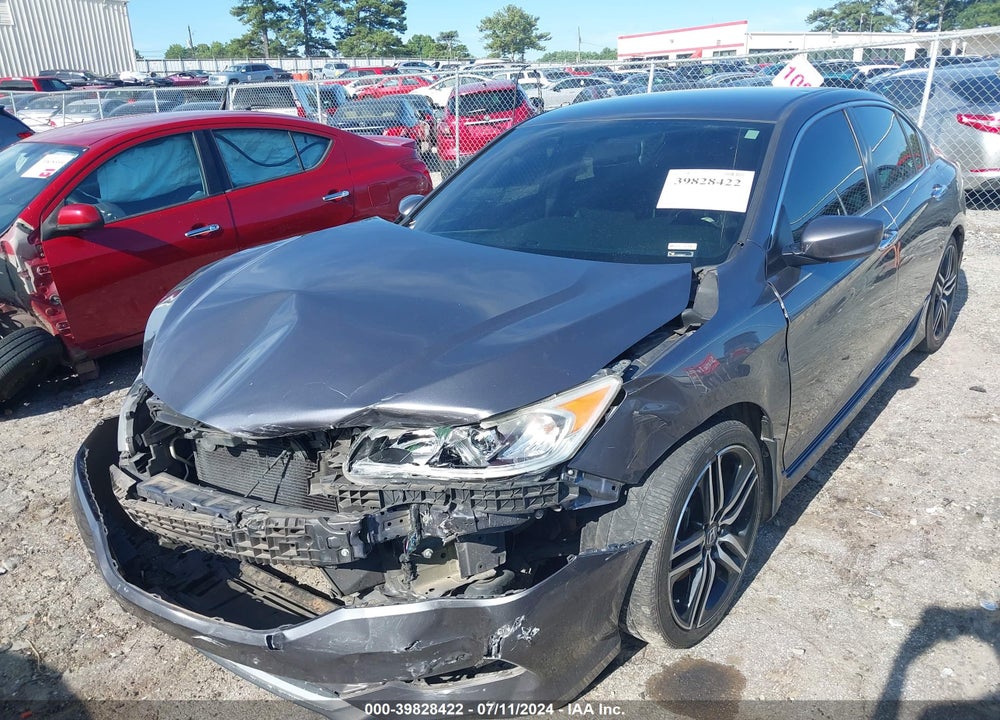 2017 HONDA ACCORD SPORT VIN: 1HGCR2F56HA222714