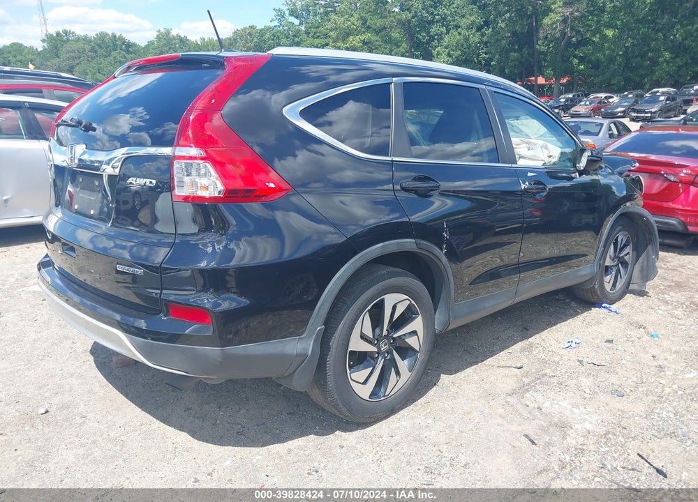 2015 HONDA CR-V TOURING VIN: 5J6RM4H92FL095720