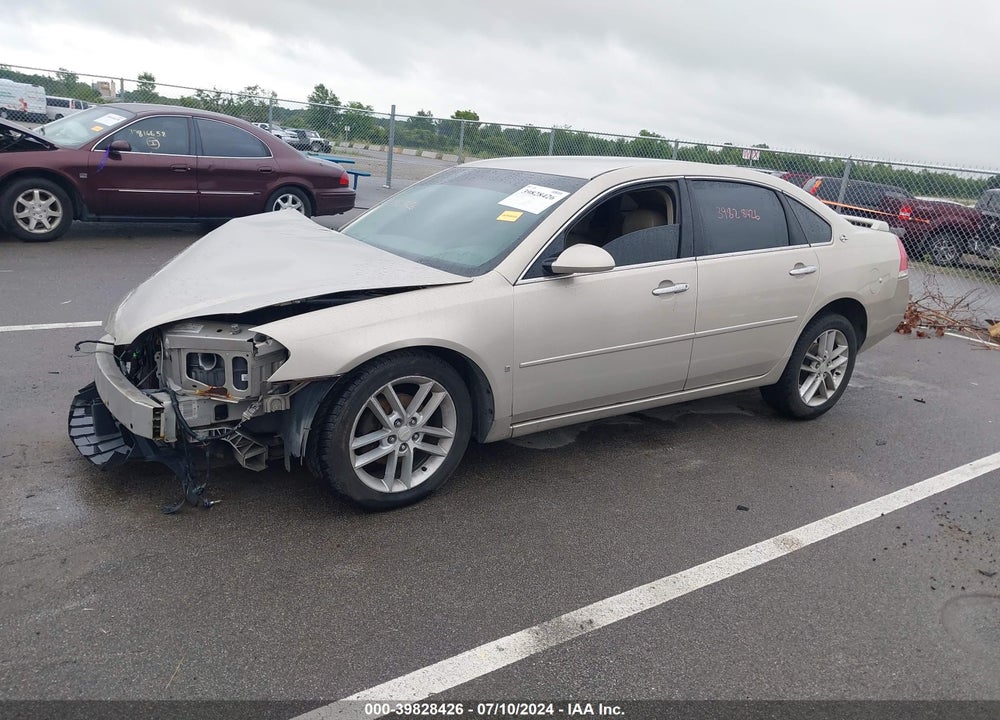 2008 CHEVROLET IMPALA LTZ VIN: 2G1WU583789224936