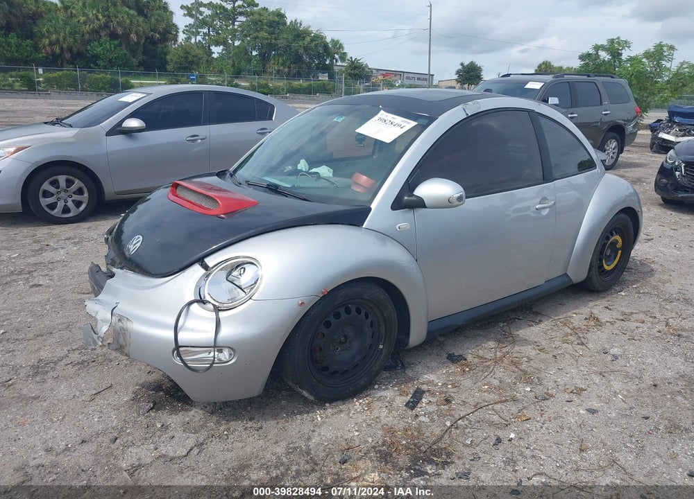 2001 VOLKSWAGEN NEW BEETLE GLS 1.8L TURBO VIN: 3VWCD21C11M412509