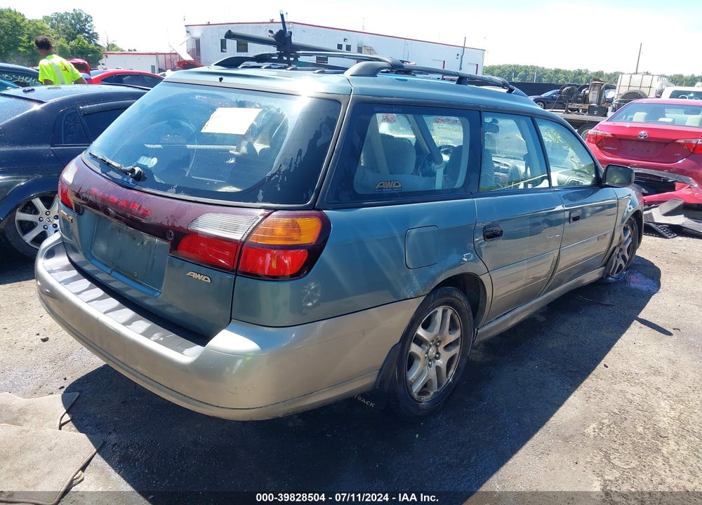 2002 SUBARU OUTBACK VIN: 4S3BH665227659182
