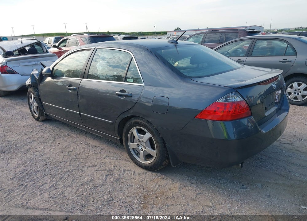 2007 HONDA ACCORD HYBRID VIN: JHMCN36547C000982